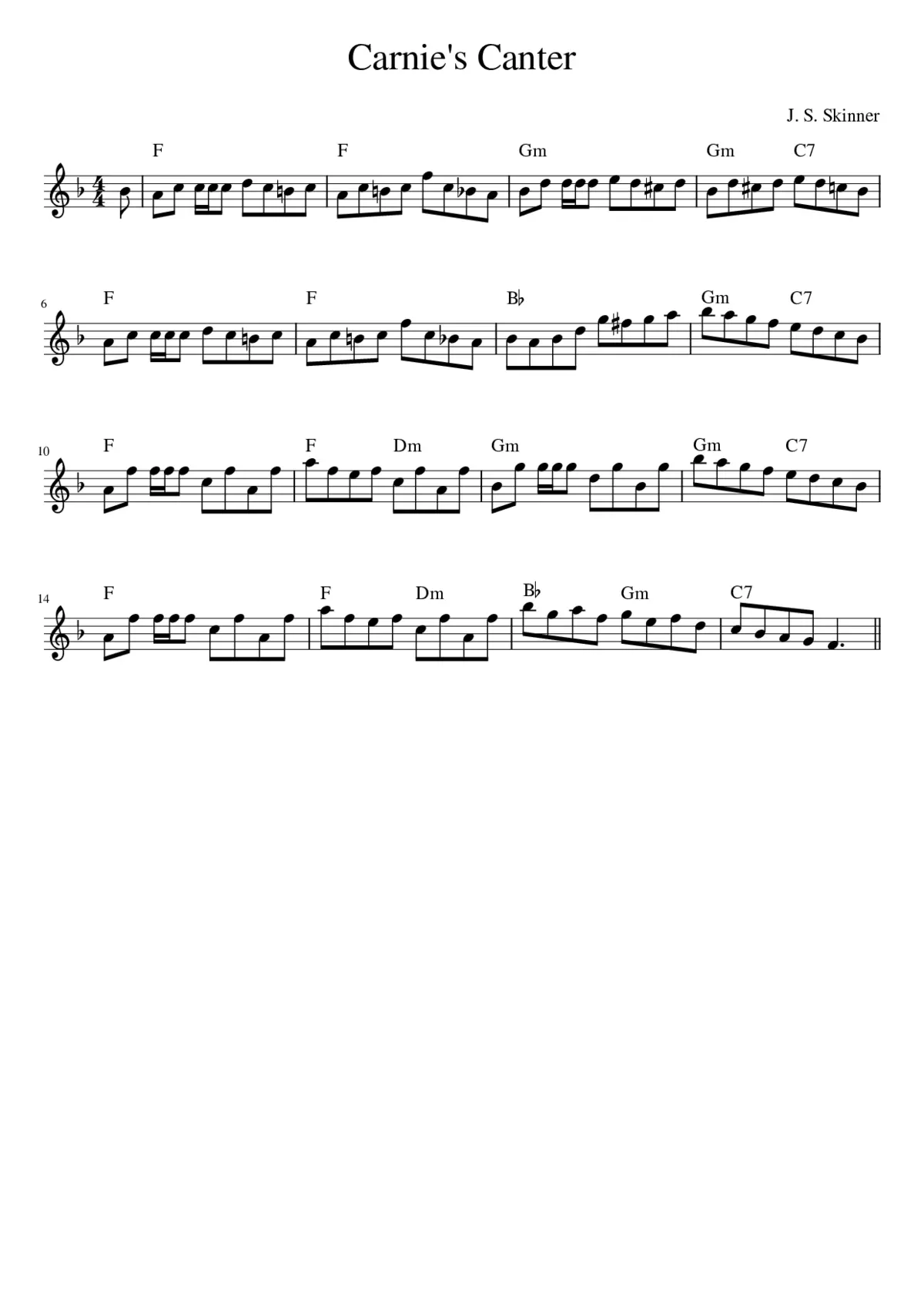 Carnie's Canter - Page 1