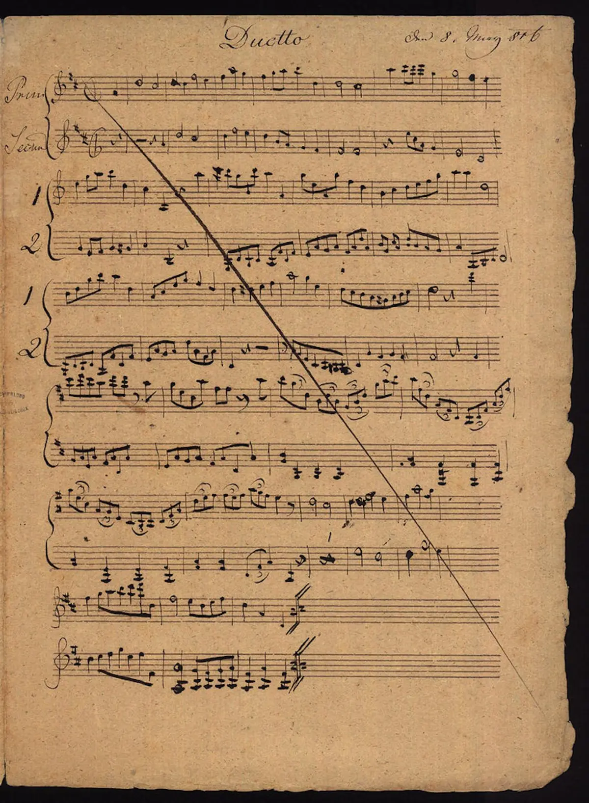 Duet in D major - Page 1