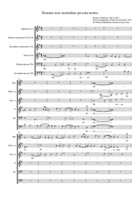 Domine non secundum peccata nostra