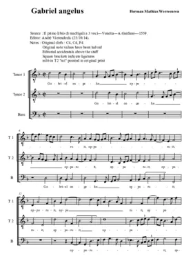 Gabriel angelus apparuit