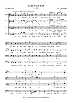 Die Lotosblume, Op. 33 No. 3