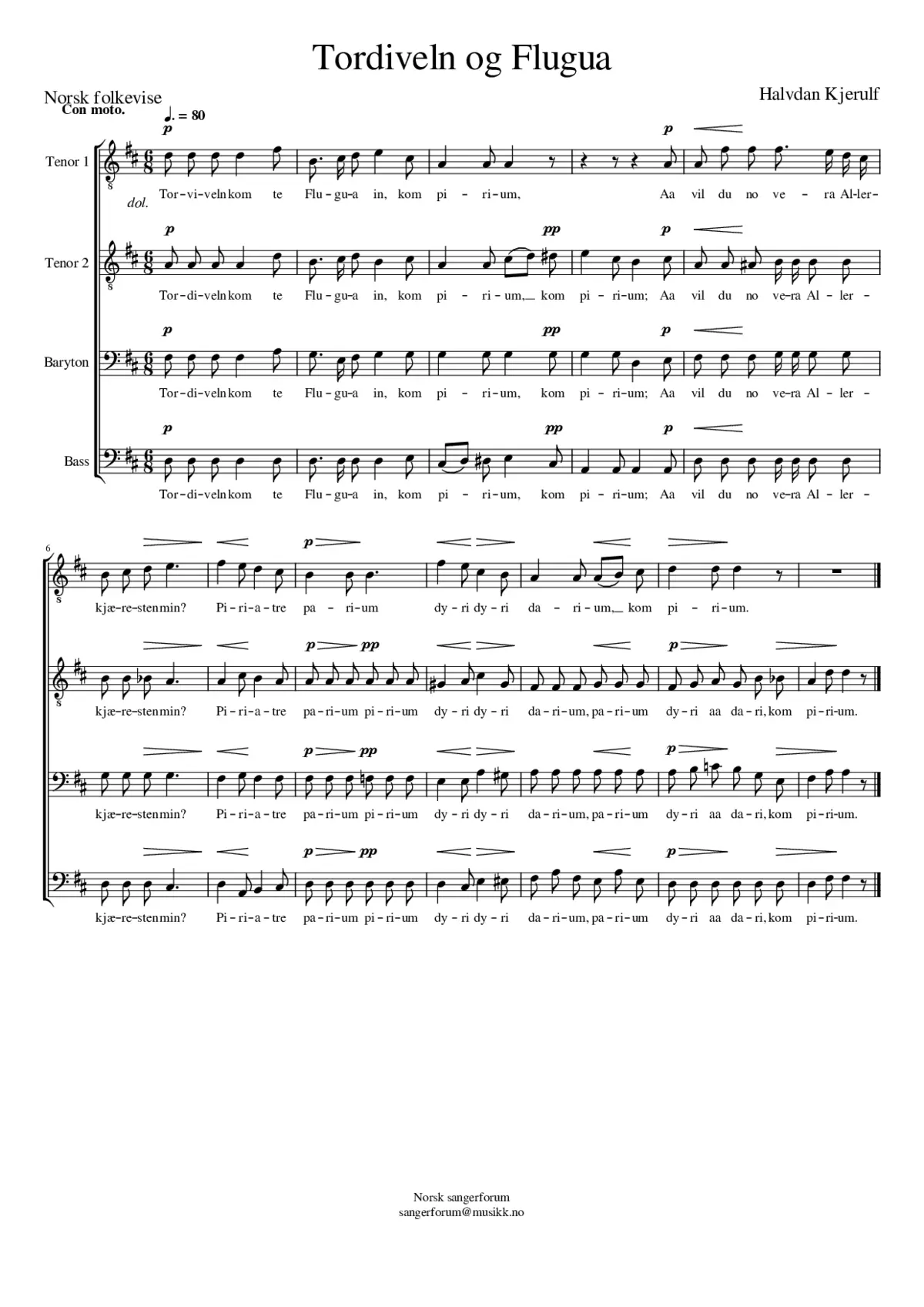 Tordiveln og flugua - Page 1