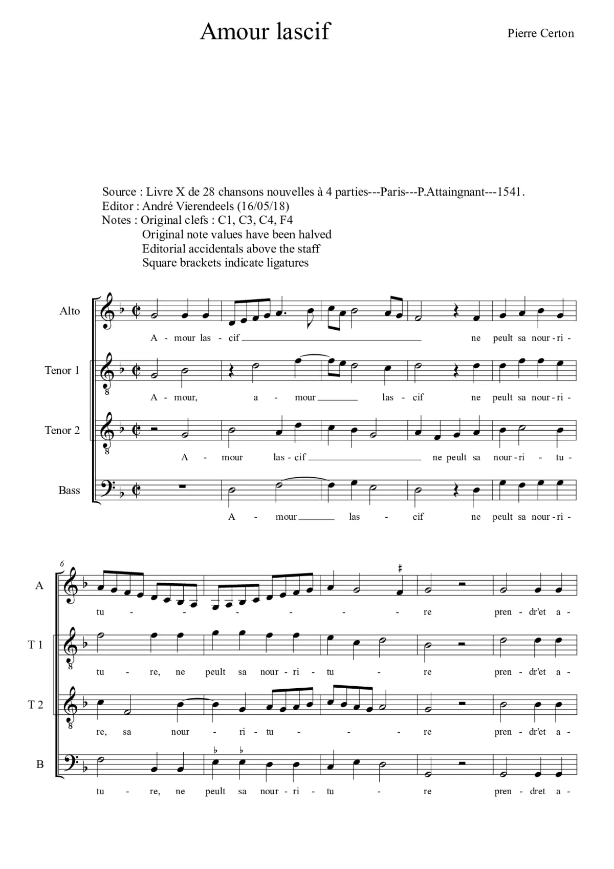 Amour lascif - Page 1