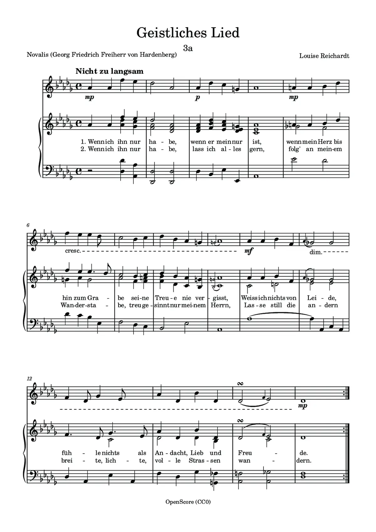 Geistliches Lied - Page 1