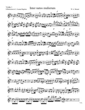 Inter natos mulierum, KV 72/74f