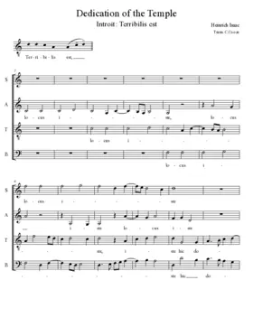 Terribilis est locus iste