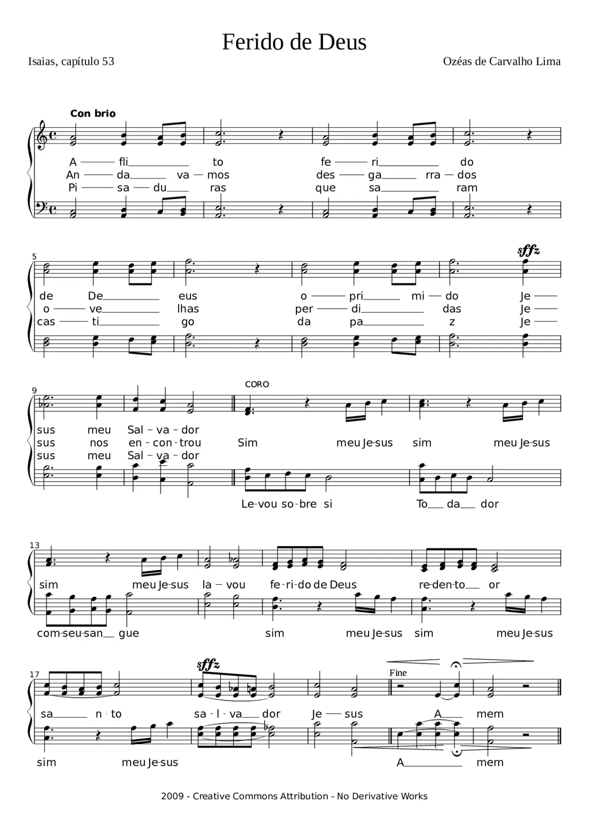 Ferido de Deus - Page 1
