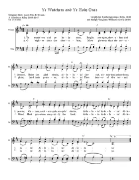 Ye watchers and ye holy ones