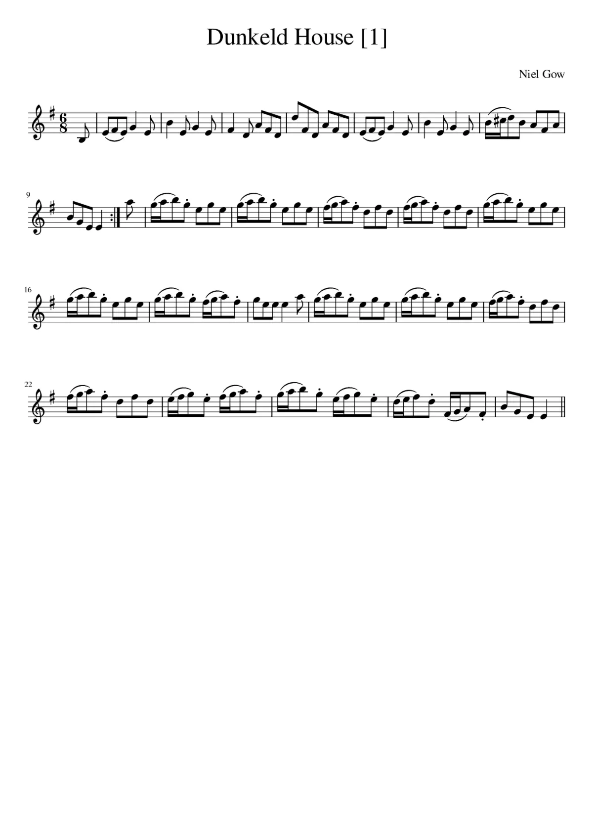 Dunkeld House - Page 1