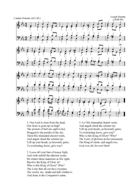 Our Lord is risen from the dead