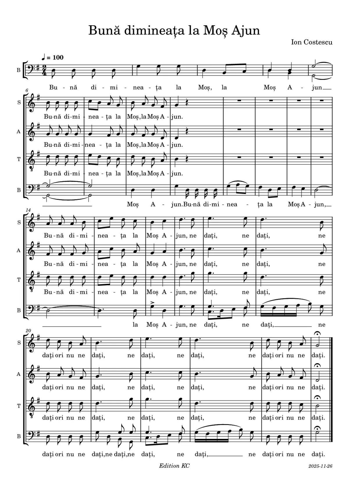 Bună dimineața la Moș Ajun - Page 1