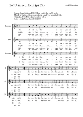 Tot U sal ick, Heere