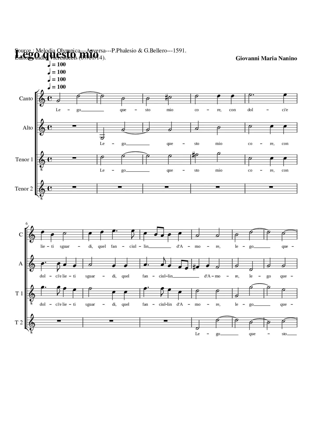 Lego questo mio - Page 1