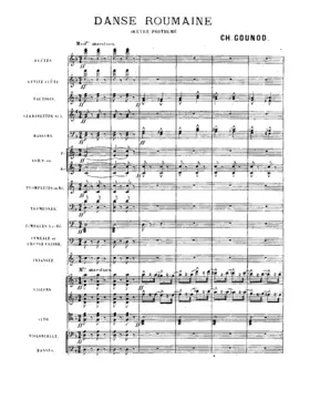 Danse roumaine, CG 521