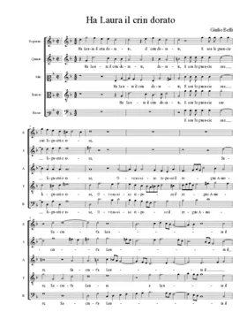 Ha Laura il crin dorato