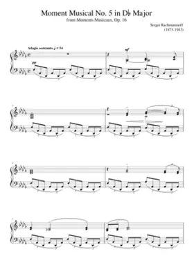 Moments Musicaux Op.16