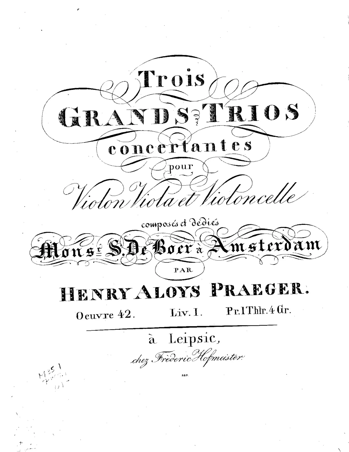3 Grands trios concertantes, Op.42 - Page 1