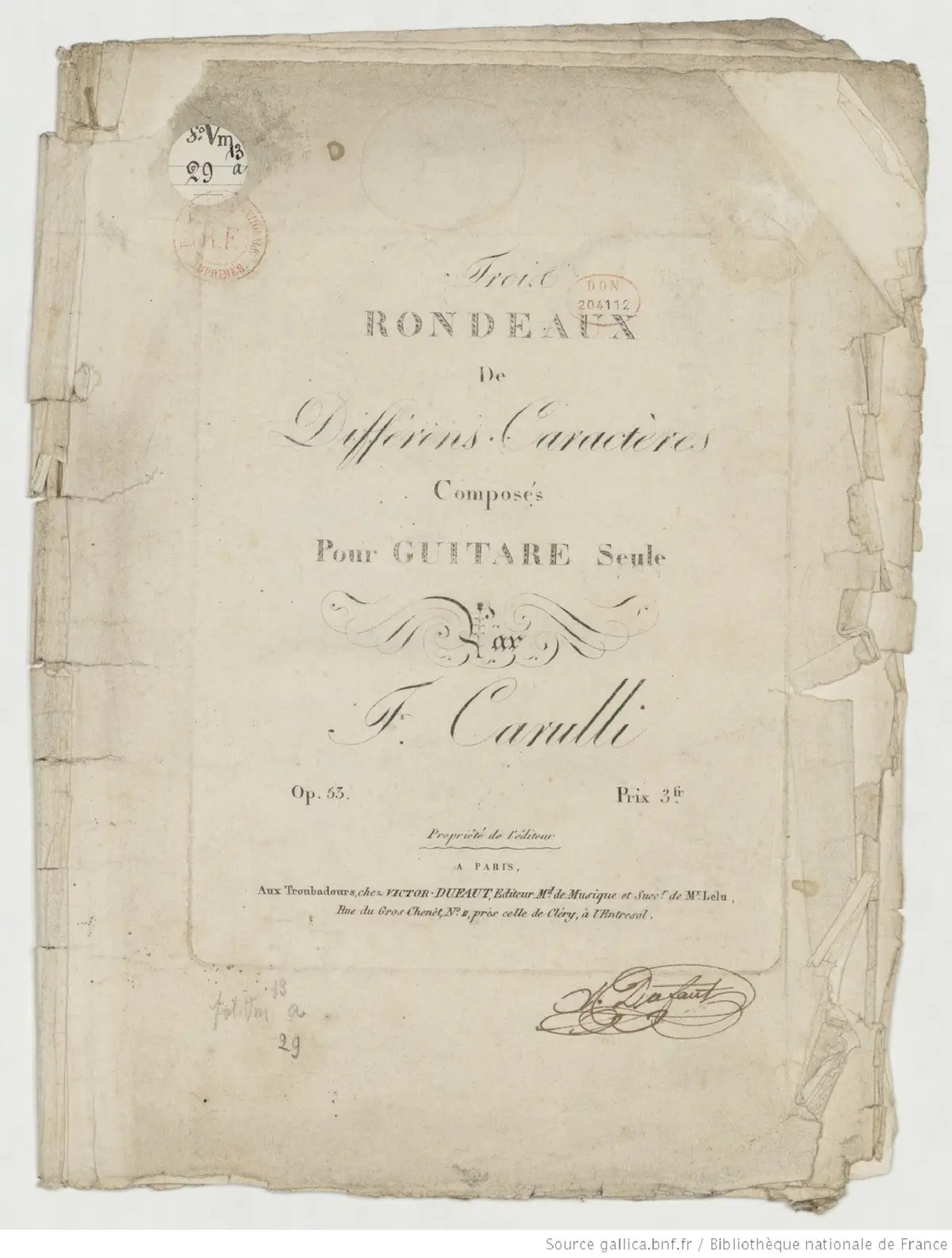 3 Rondeaux - Page 1