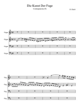 Die Kunst der Fuge BWV 1080