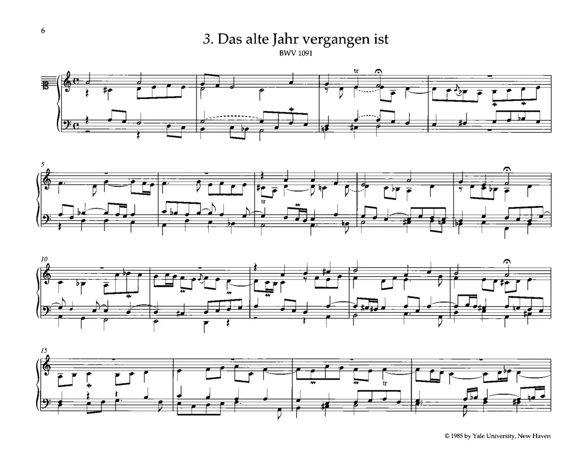 Das alte Jahr vergangen ist - Page 1