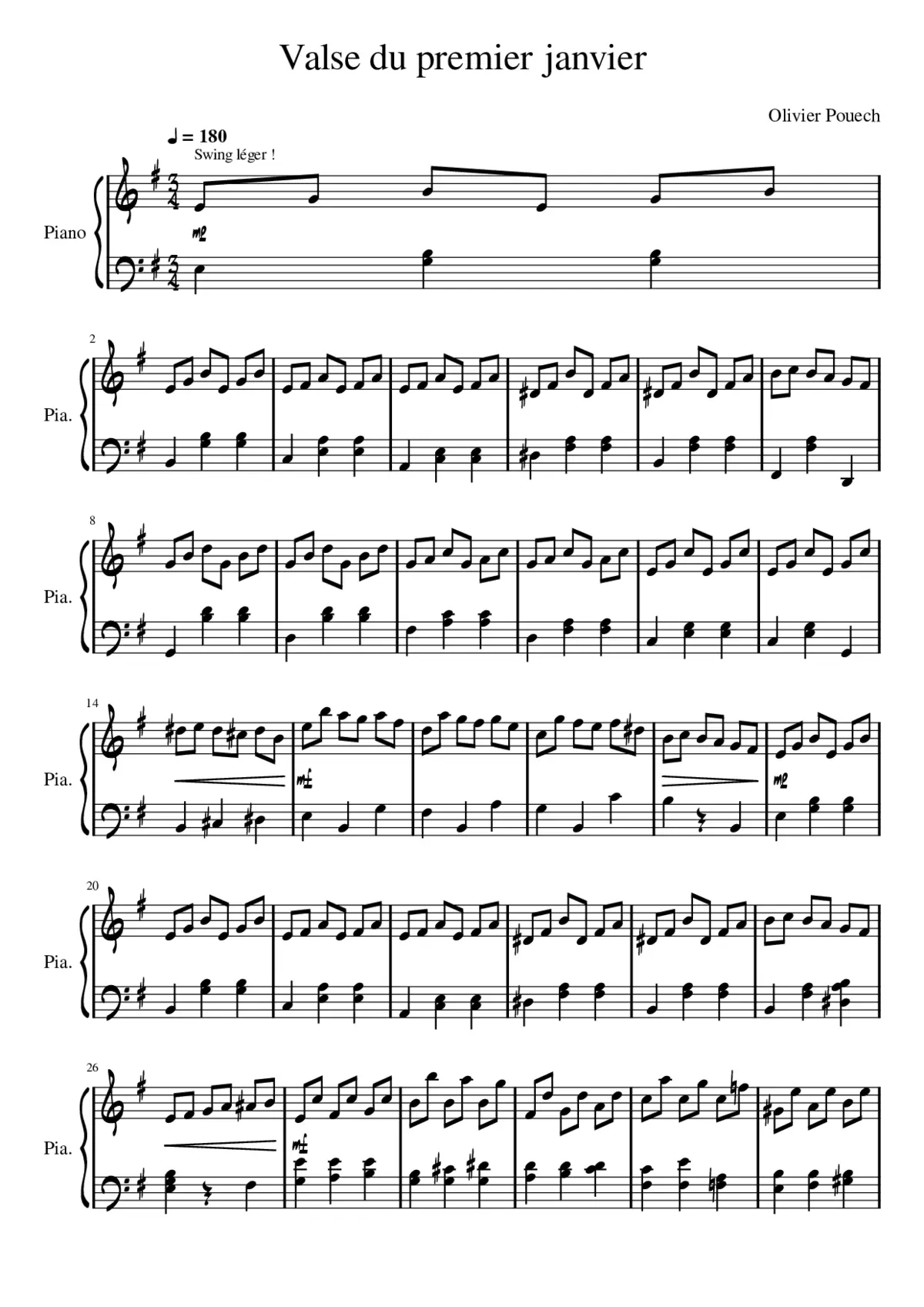 Valse du premier janvier - Page 1