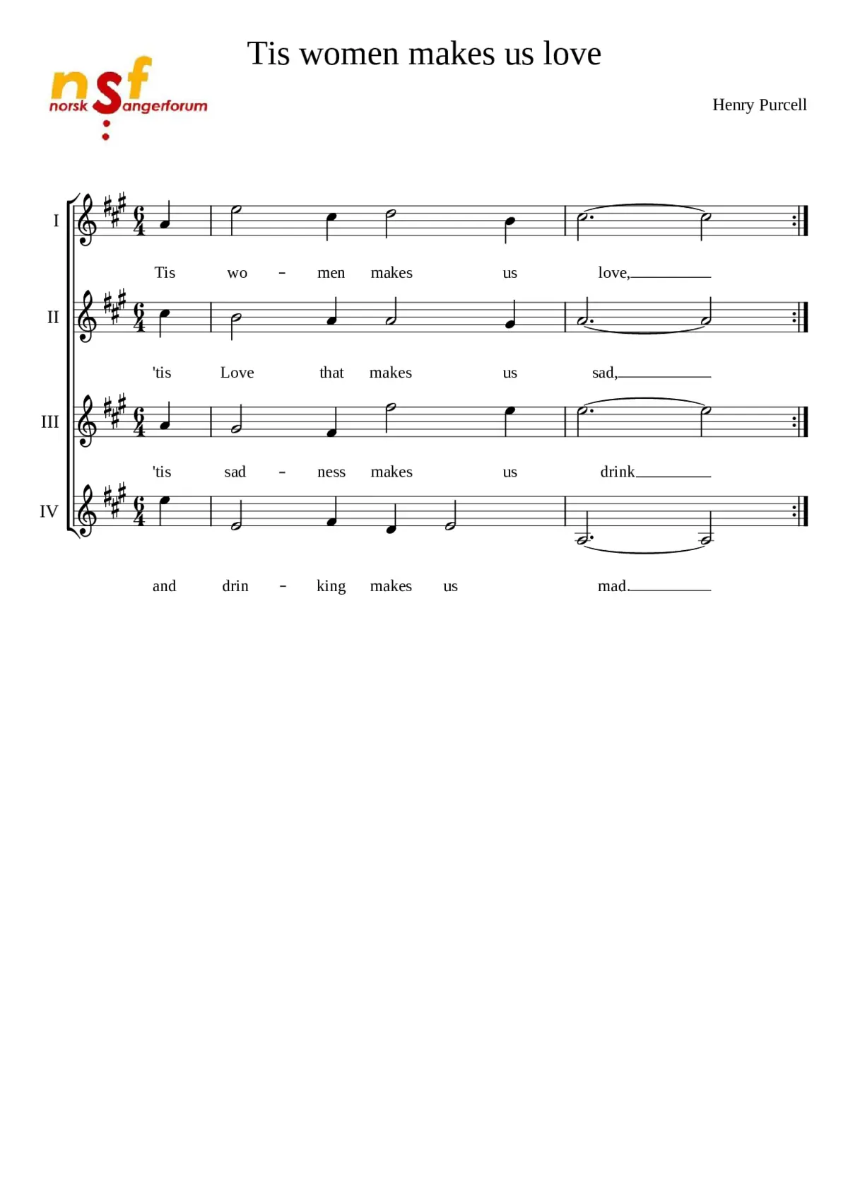 Tis women makes us love - Page 1