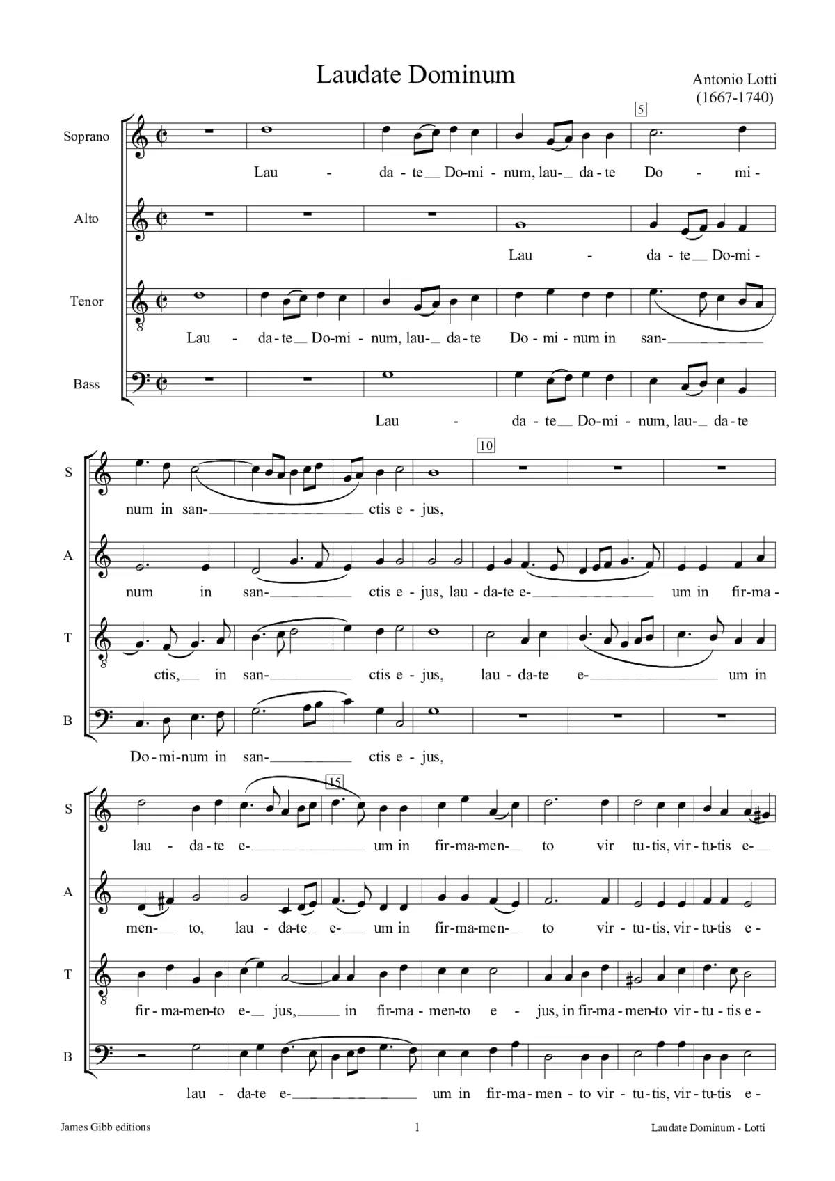 Laudate Dominum in sanctis ejus - Page 1