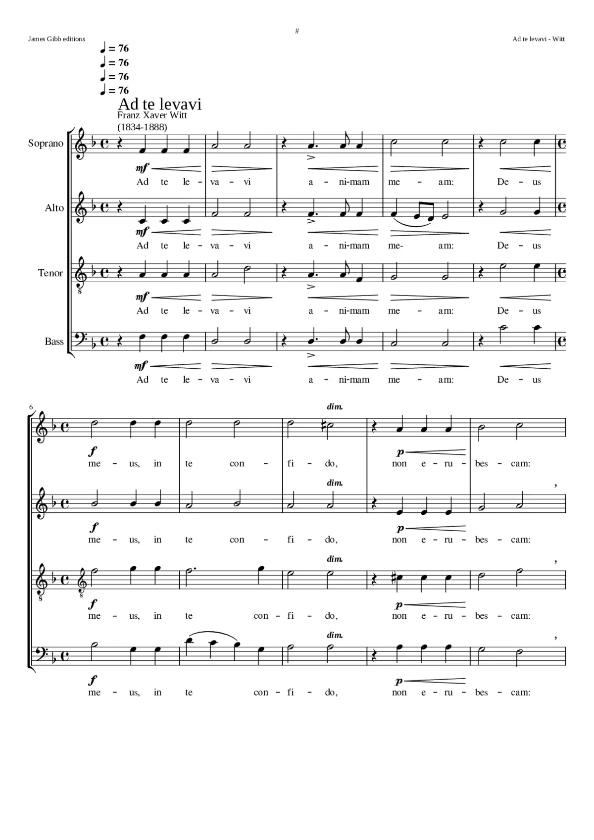 Ad te levavi - Page 1