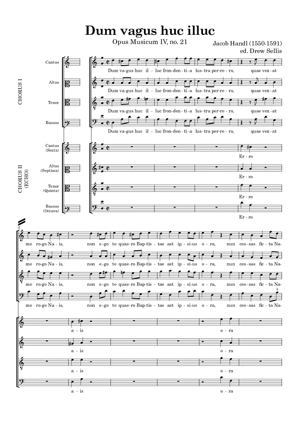 Dum vagus huc illuc - Page 1