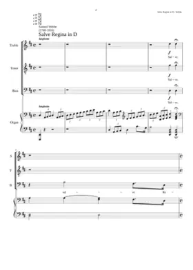 Salve Regina in D