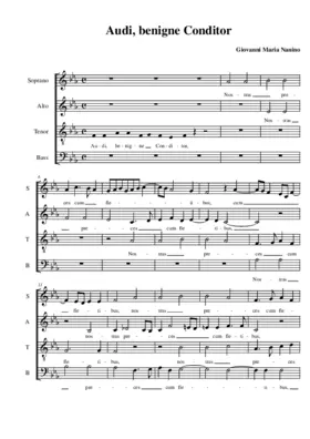 Audi, benigne Conditor