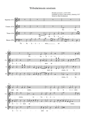 Tribulationem nostram