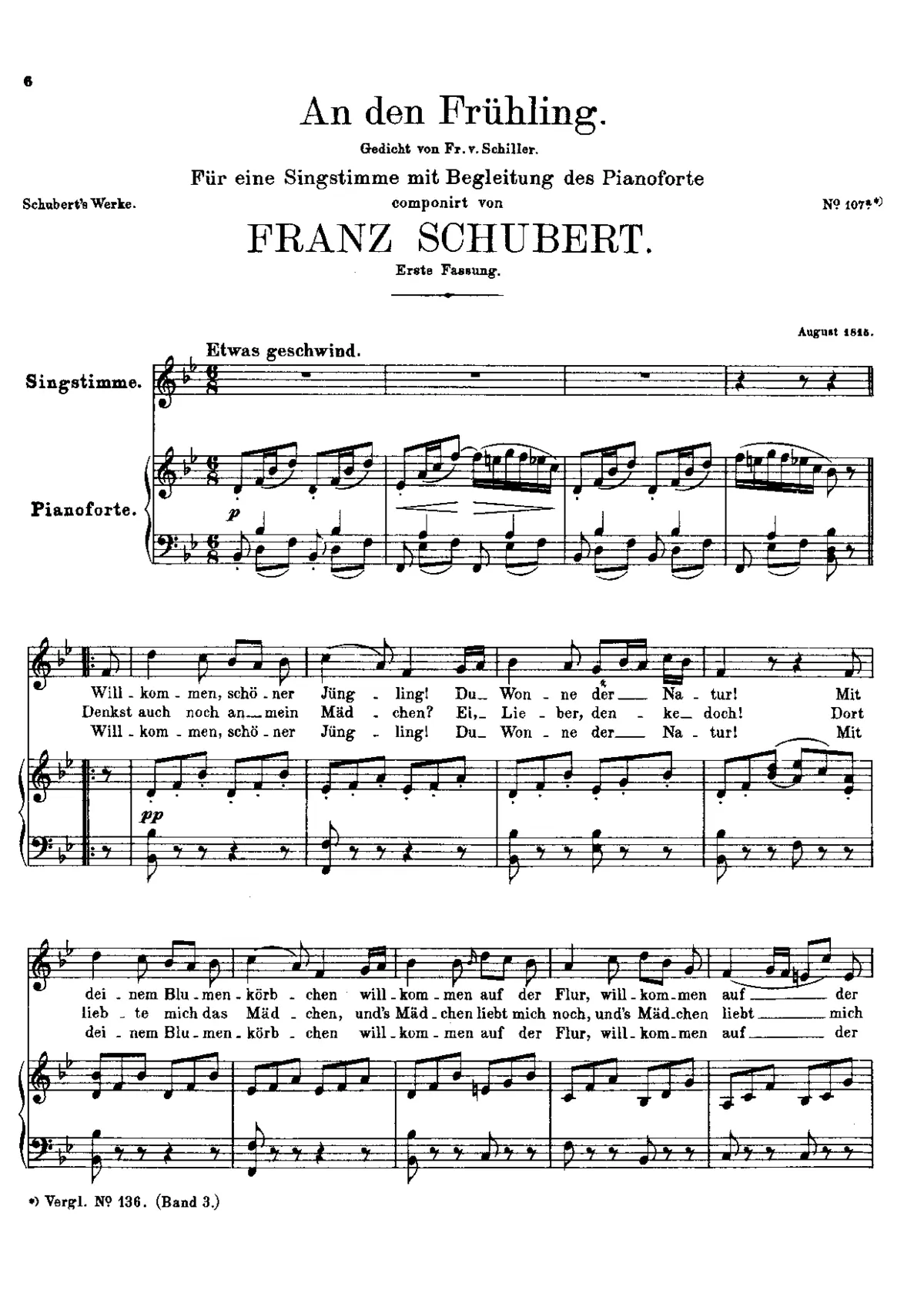 An den Frühling, D.587 - Page 1