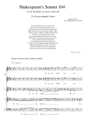 Shakespeare's Sonnet 104