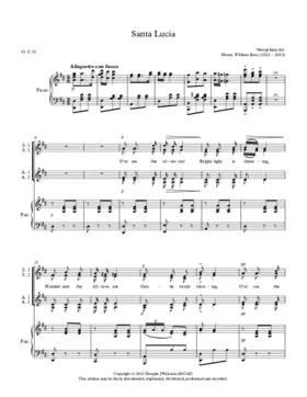 Sul mare luccica (Santa Lucia)