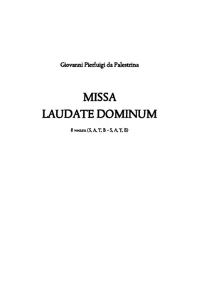 Missa Laudate Dominum