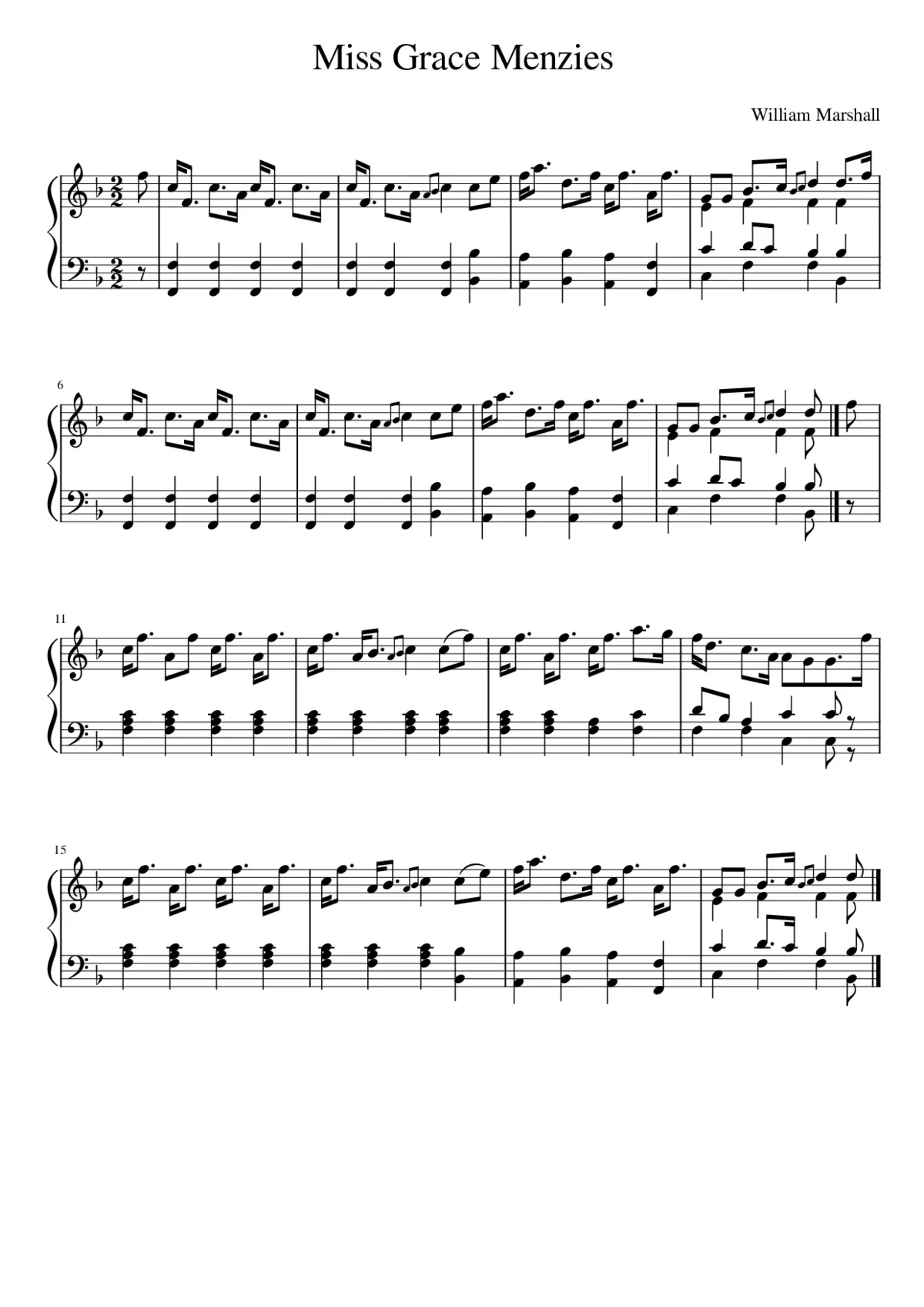 Miss Grace Menzies - Page 1