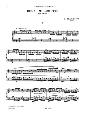 2 Impromptus pour clavecin