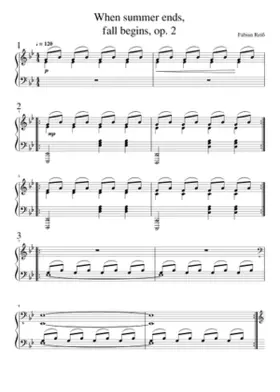 When summer ends fall begins op. 2