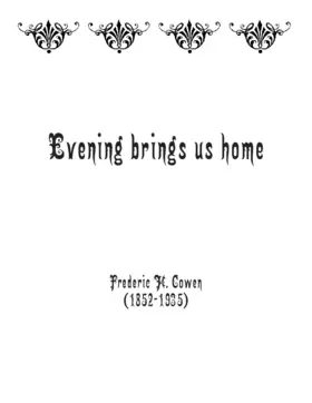 Evening brings us home