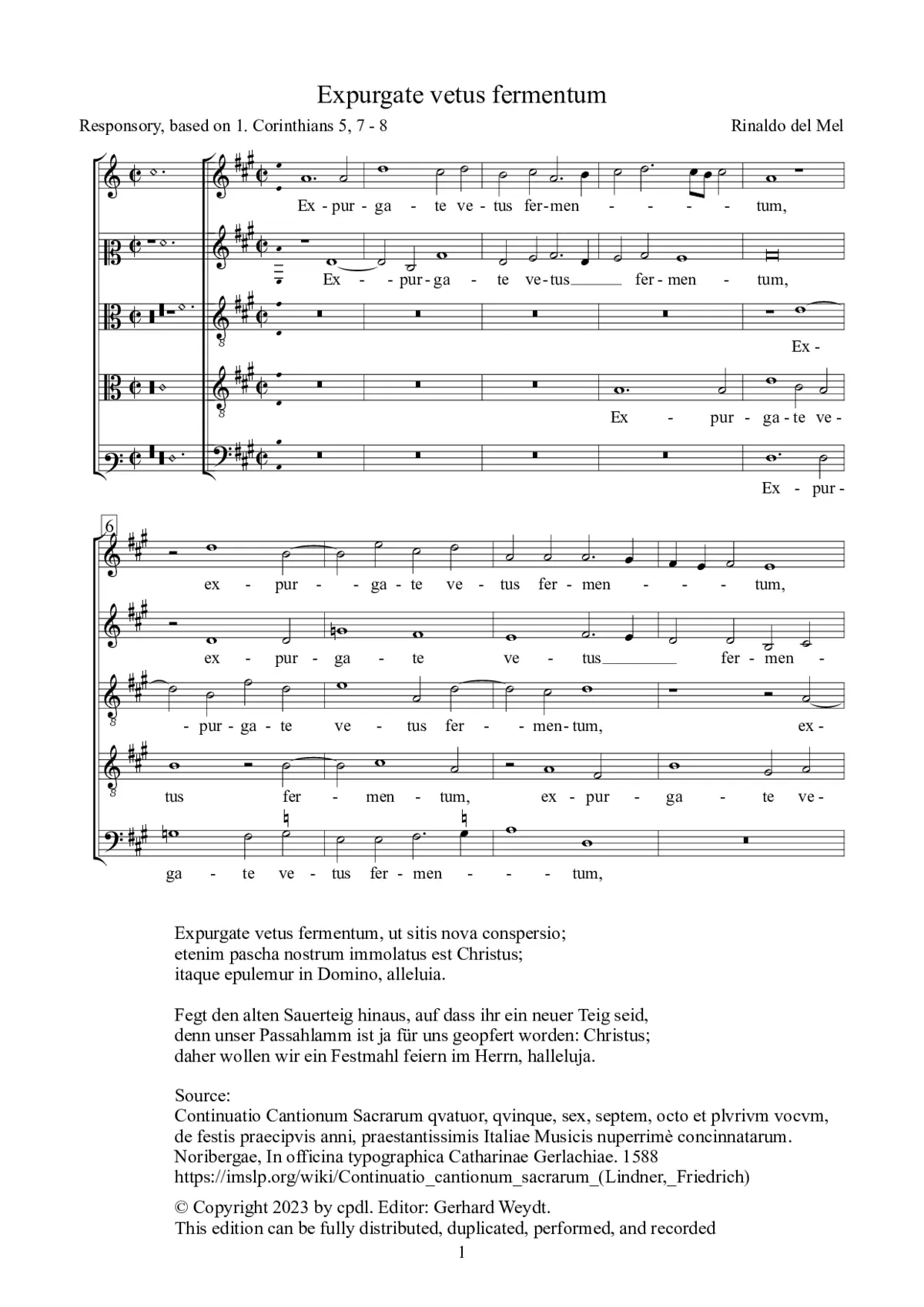 Expurgate vetus fermentum - Page 1
