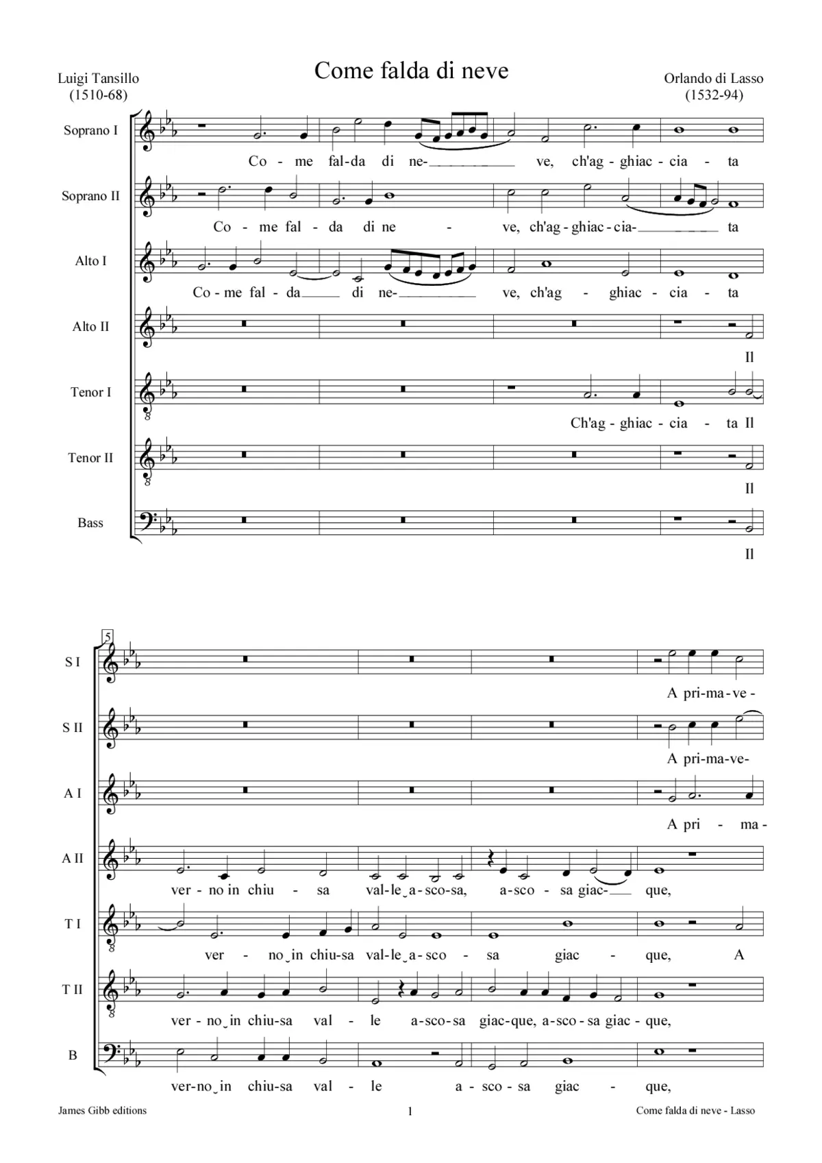 Come falda di neve - Page 1