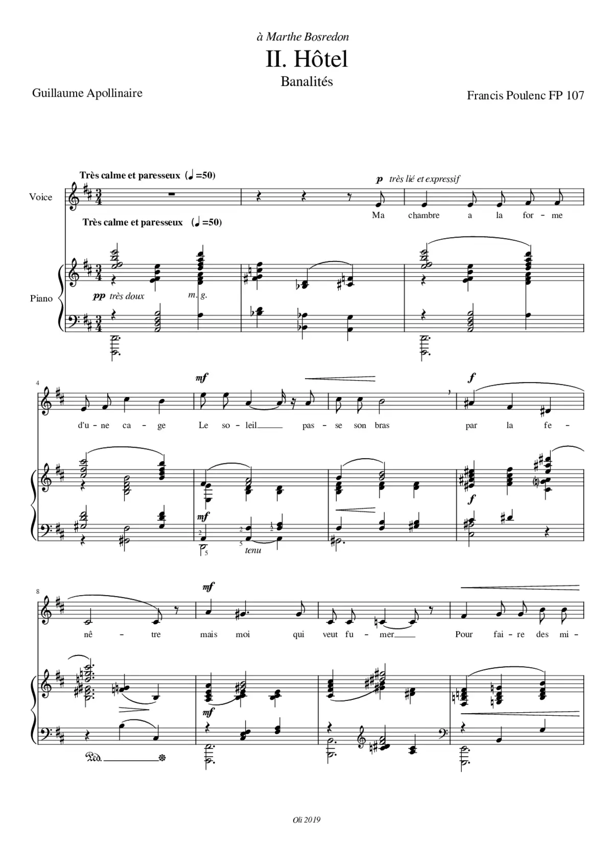 Hôtel Francis Poulenc - Page 1