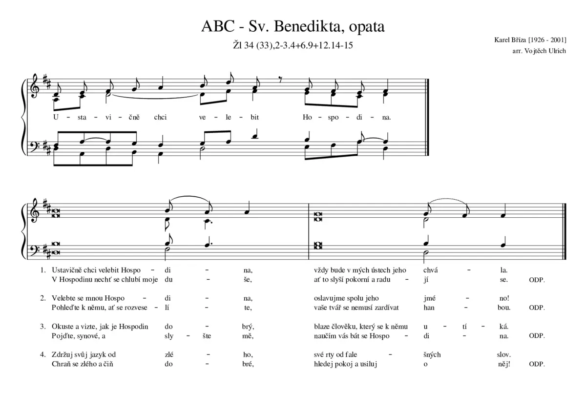 ABC - Sv. Benedikta, opata - Page 1
