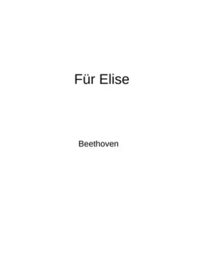 Für Elise WoO 59