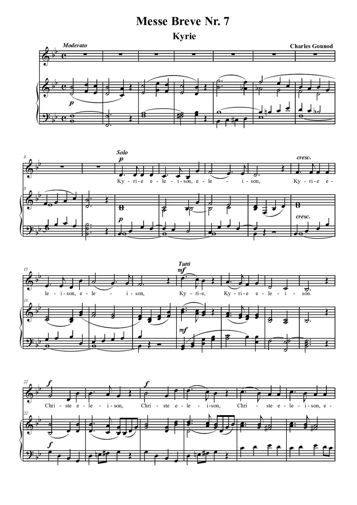Messe brève n° 7 - Page 1