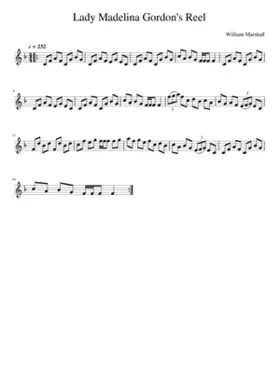 Lady Madelina Gordon's Reel