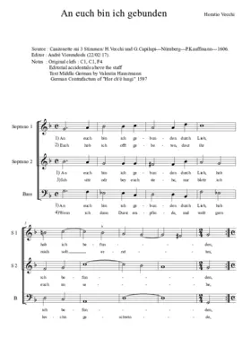 An euch bin ich gebunden