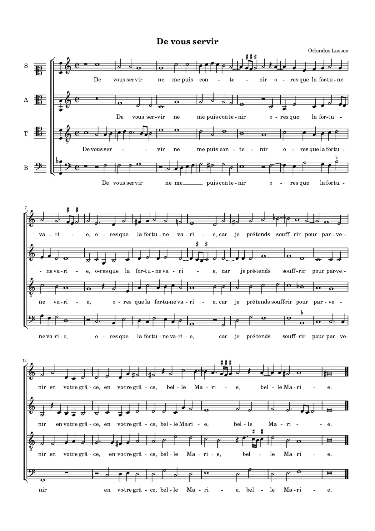 De vous servir - Page 1