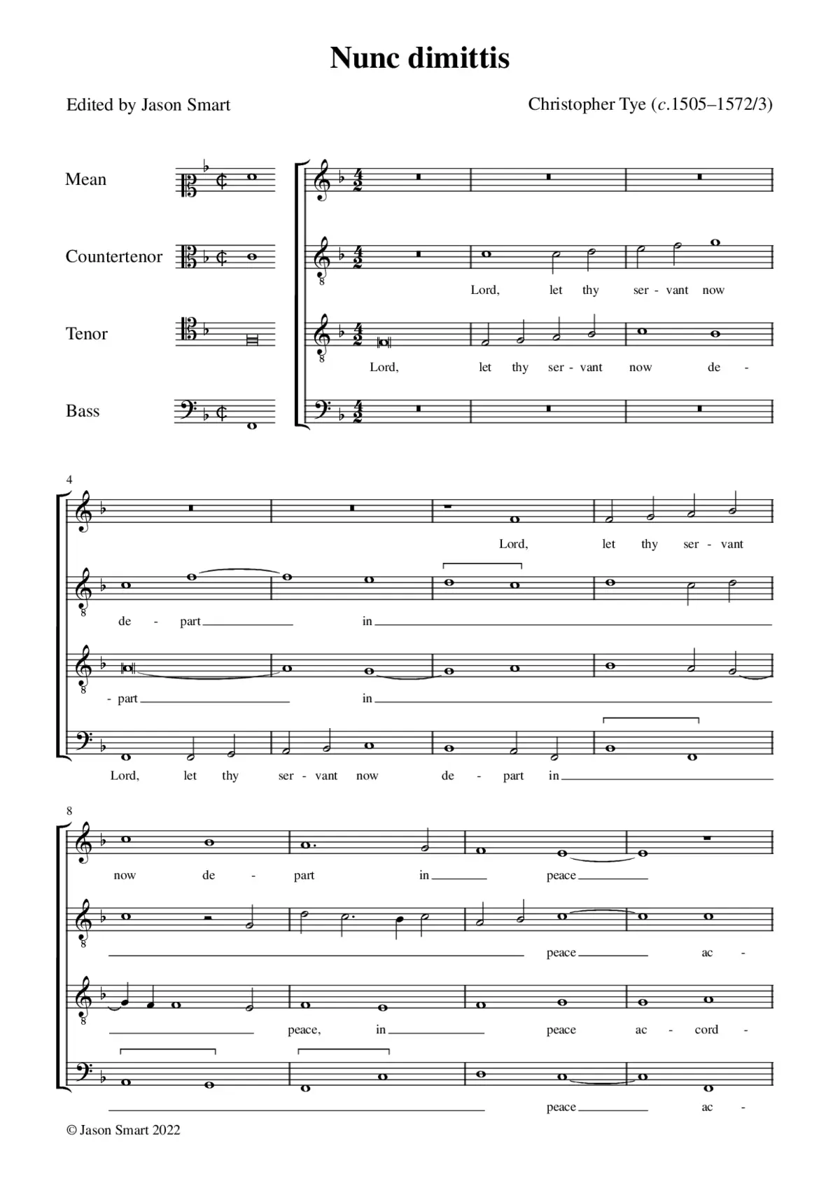 Lord, let thy servant - Page 1